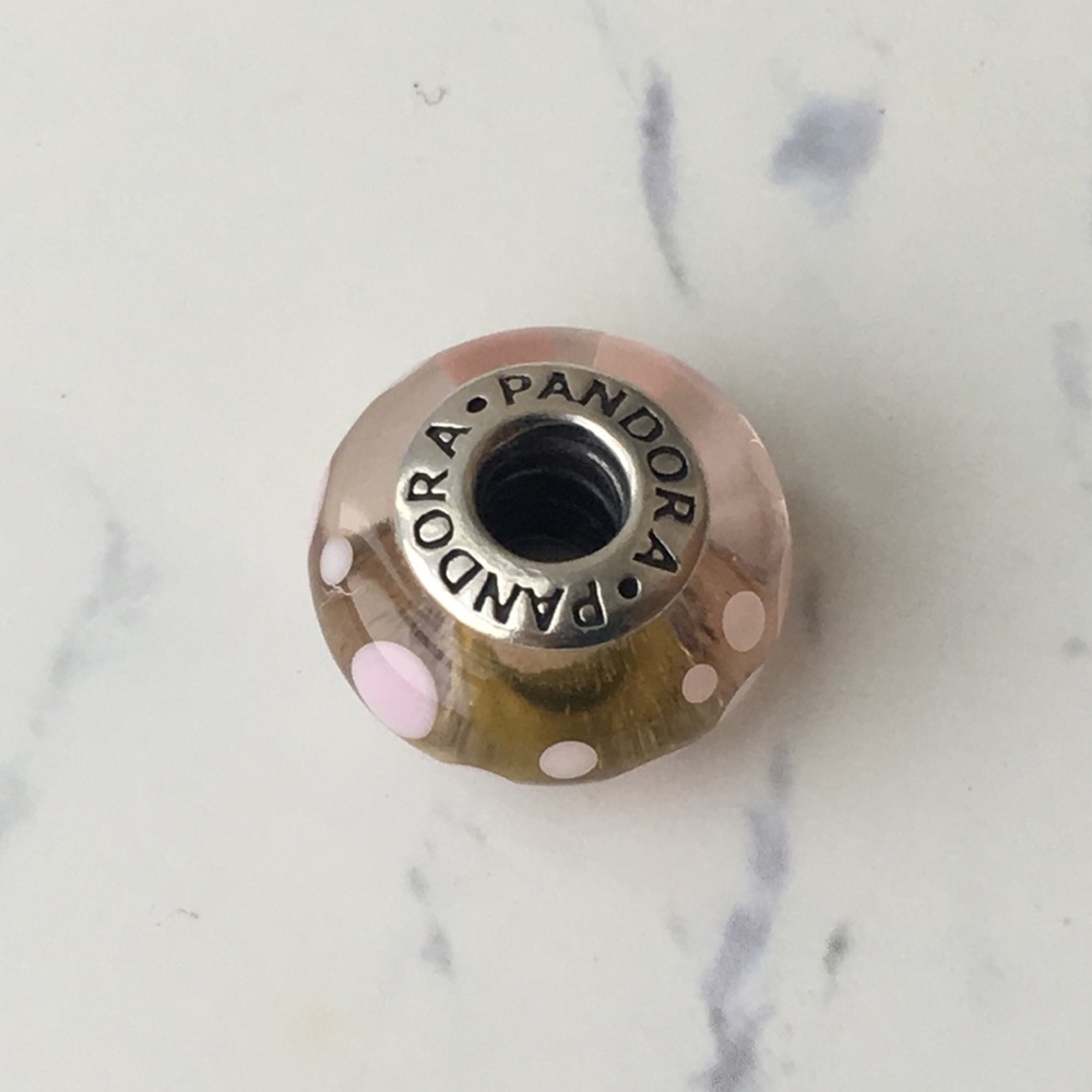 Pink Murano Glass Pandora Charm